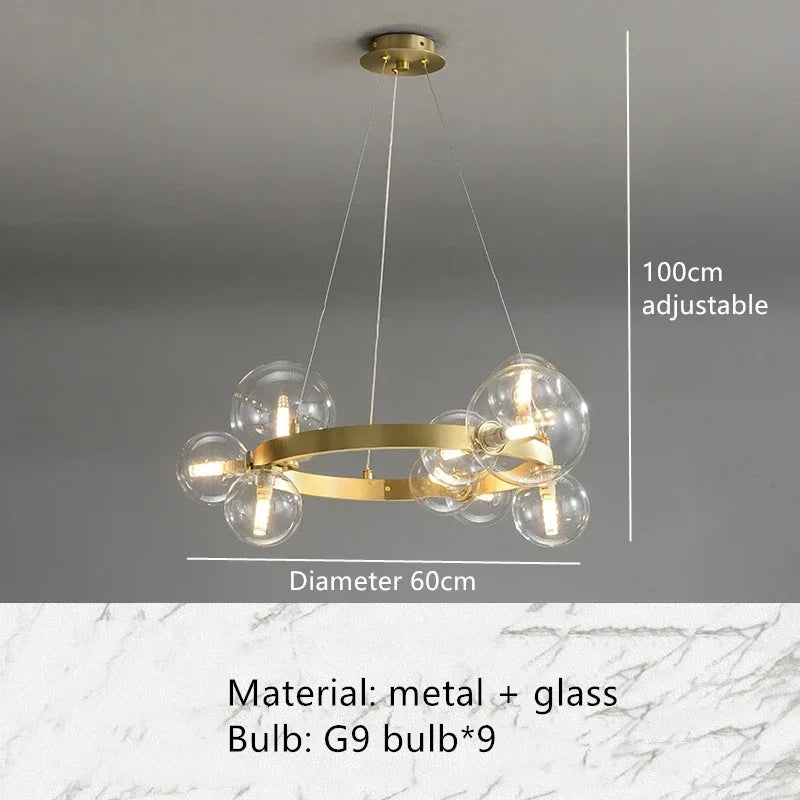 Chandeliers Adjustable Indoor Light Fixtures