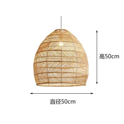 Rattan Pendant Lamp LED