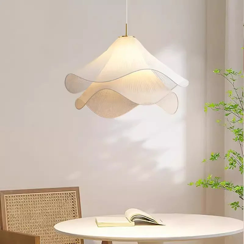 DecorBites™ Flower Pendant Light Fabric Lamps