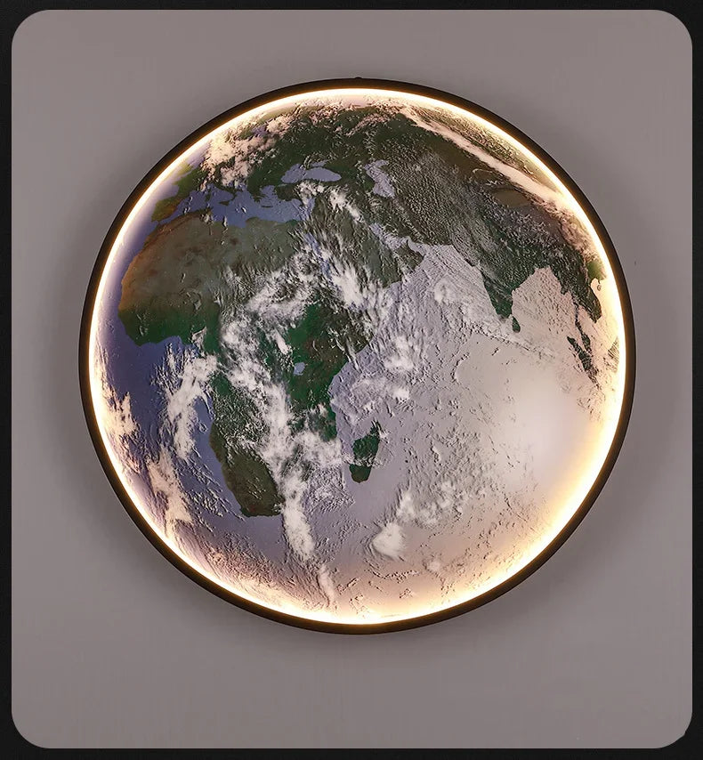 Dlight Decor Planet Mural Wall Light for Interiors