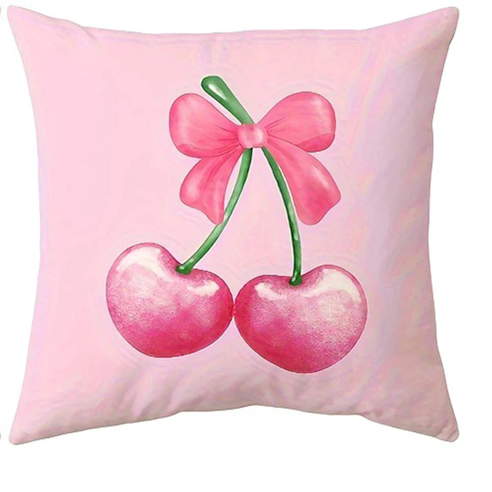 Cherry Pattern Pillowcase Sofa Cushion