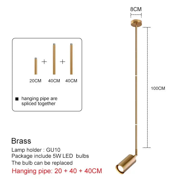 DecorBites™ Led Pendant Light Adjustable Angle