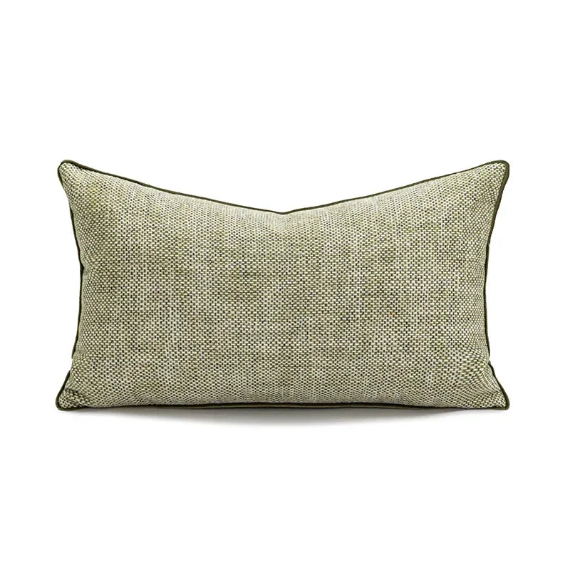 Green Pillow Cover Decorative Geometric