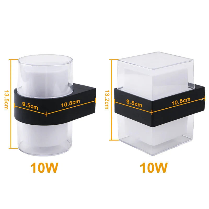 DecorBites™ LED Wall Lights Outdoor 10W