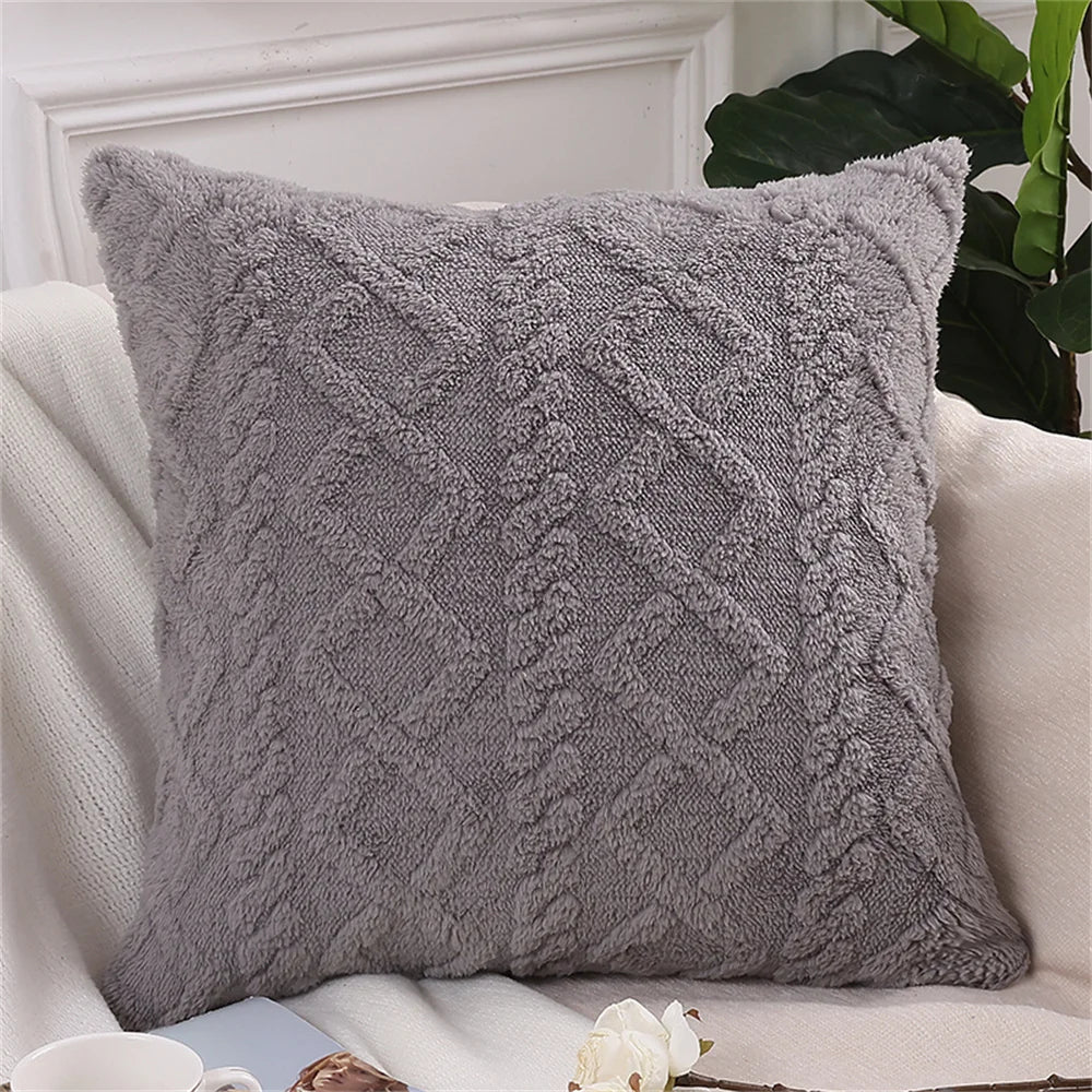 Throw Pillow Covers Soft Plush