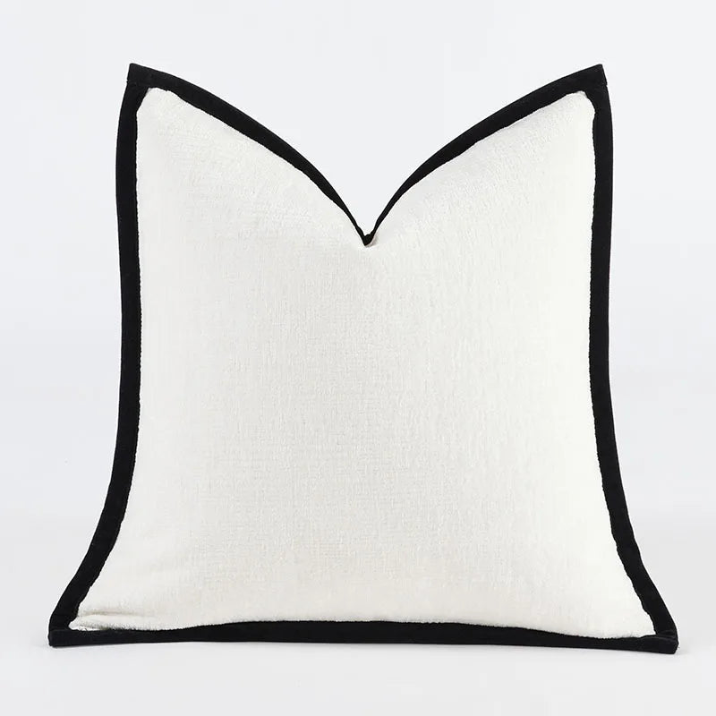 Thick Chenille Square Pillow Cover