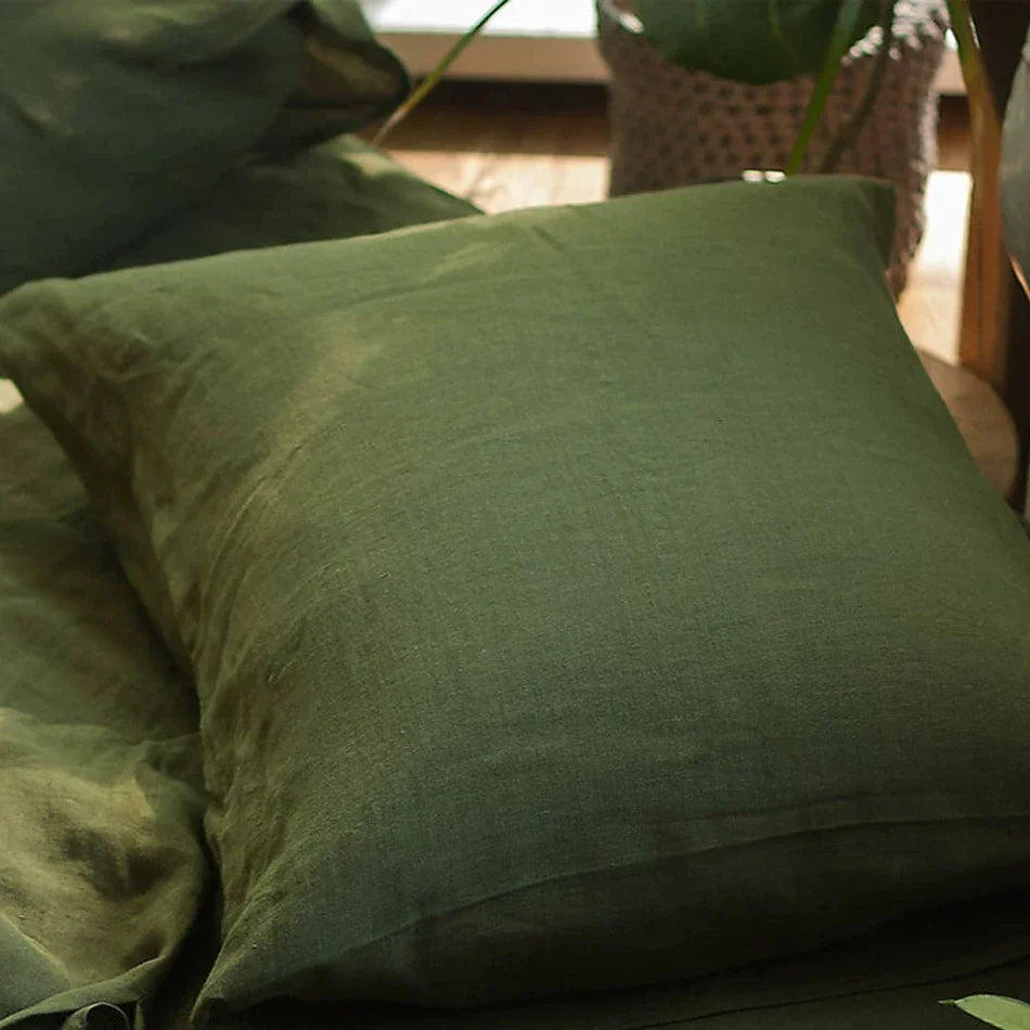 Linen Pillowcase Soft Cushion Cover