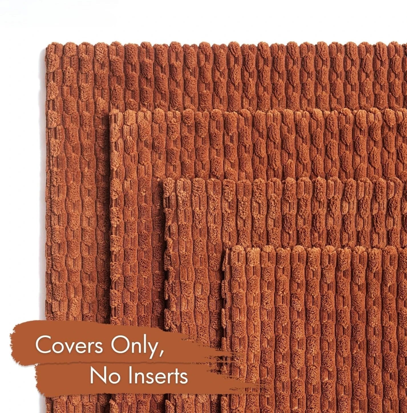 Corduroy Cushion Covers Striped Pillowcases