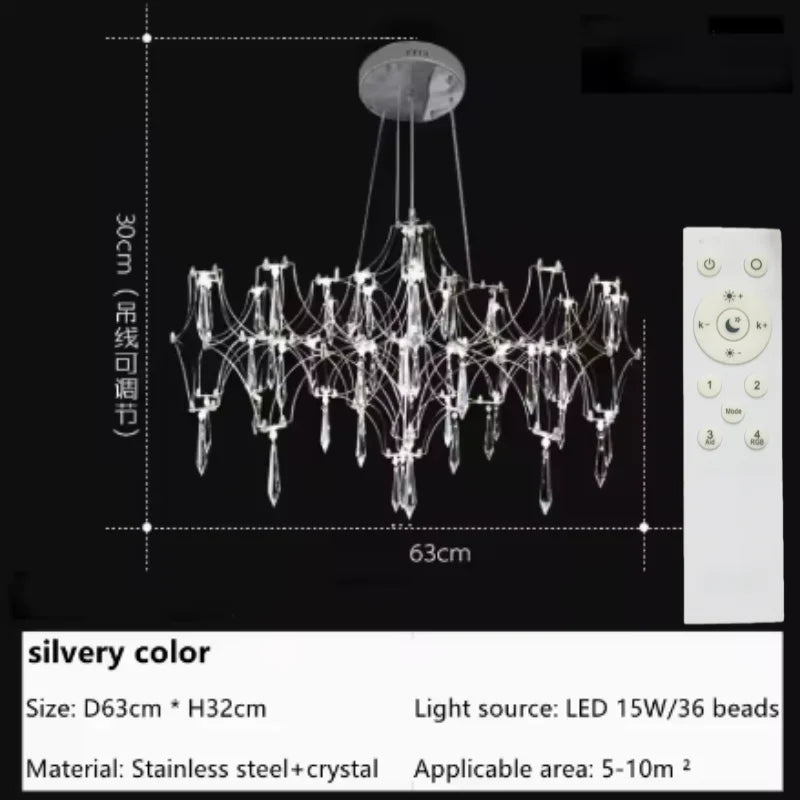 Crystal Chandelier LED Modern Lighting