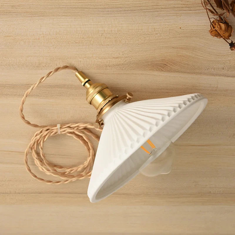 DecorBites™ Ceramic Chandelier Bronze Retro Design