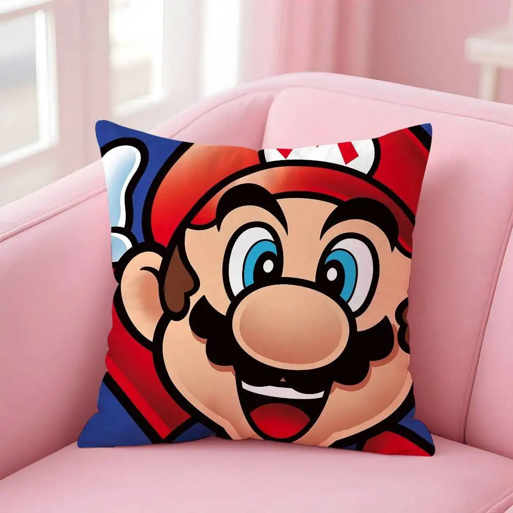 Mario Pillow Case Silky Sofa Cover