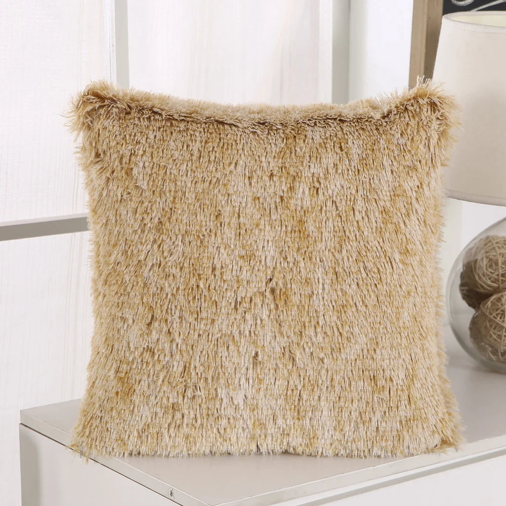Fur Cushion Cover Plush 43x43cm