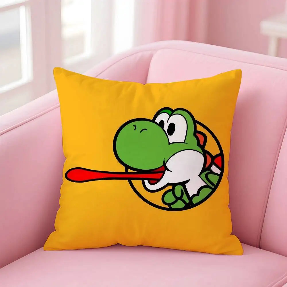 Mario Pillow Case Silky Sofa Cover