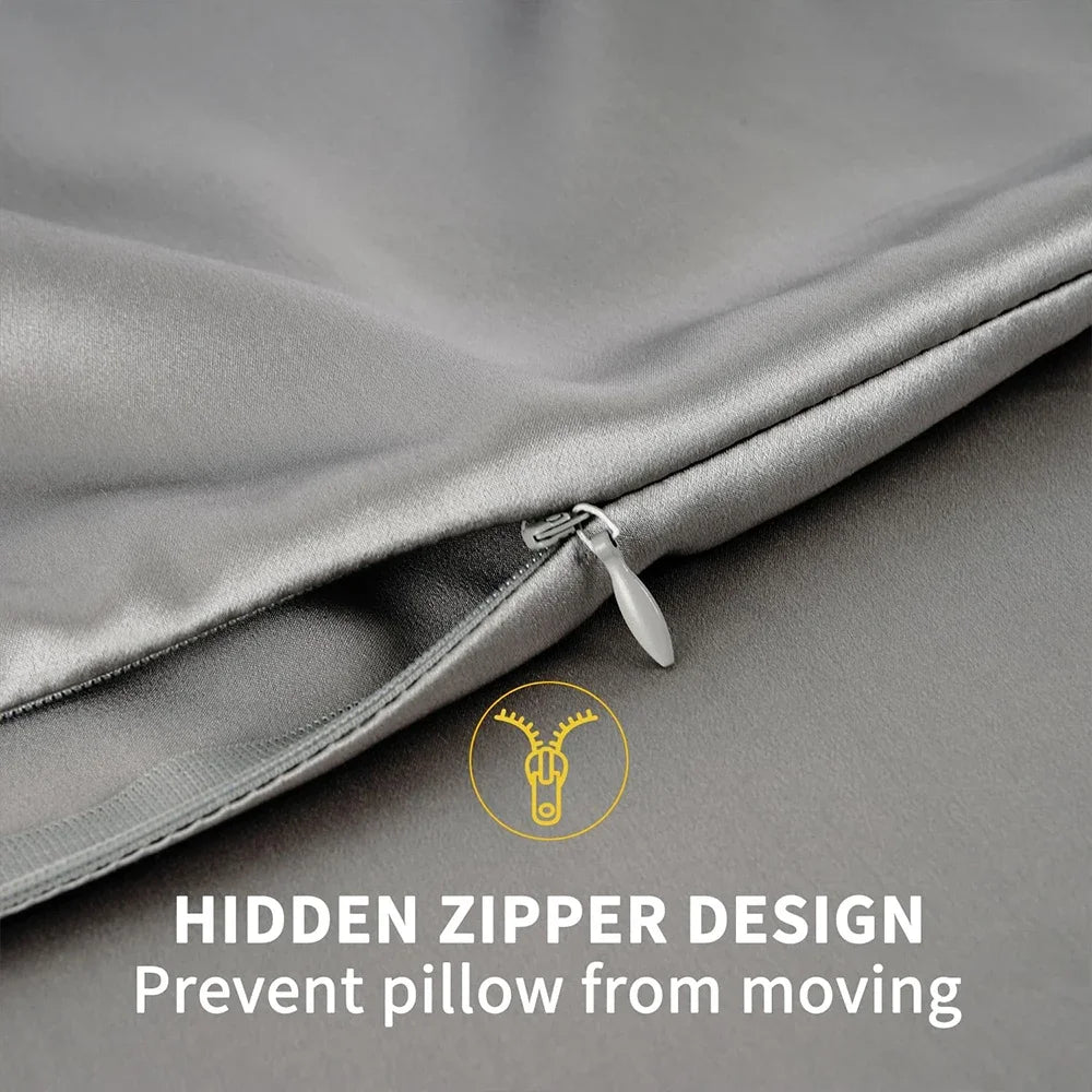 Mulberry Silk Pillowcase Hidden Zipper