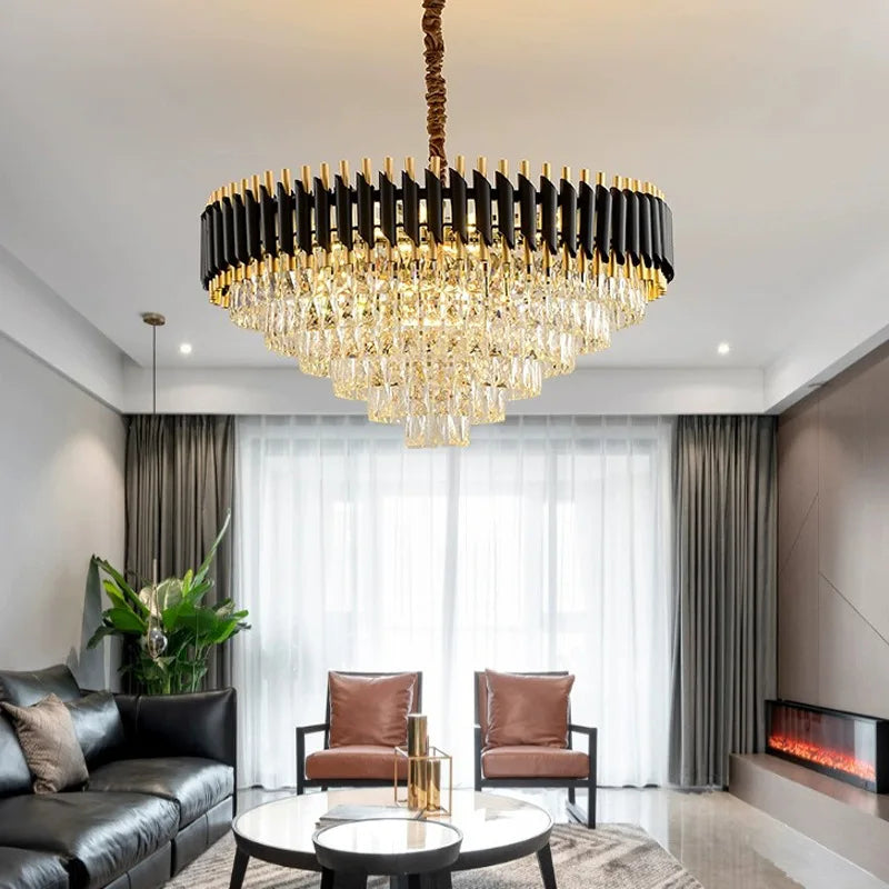 Crystal Chandelier Pendant Light Loft