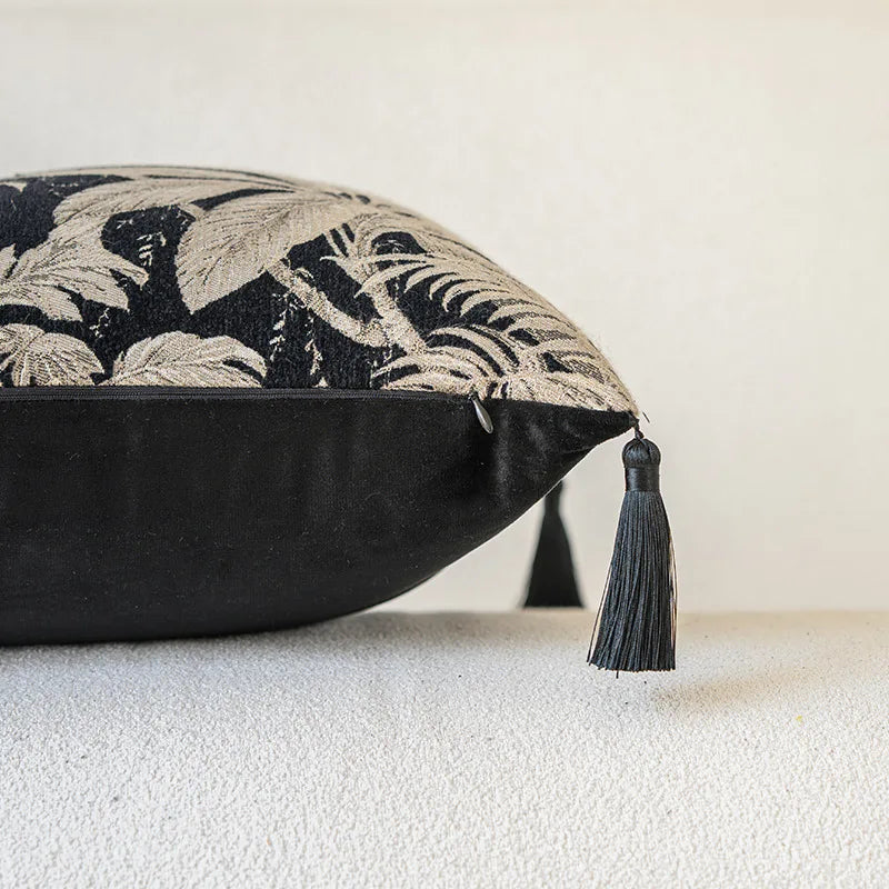 Green Textured Cushion Cover Vintage