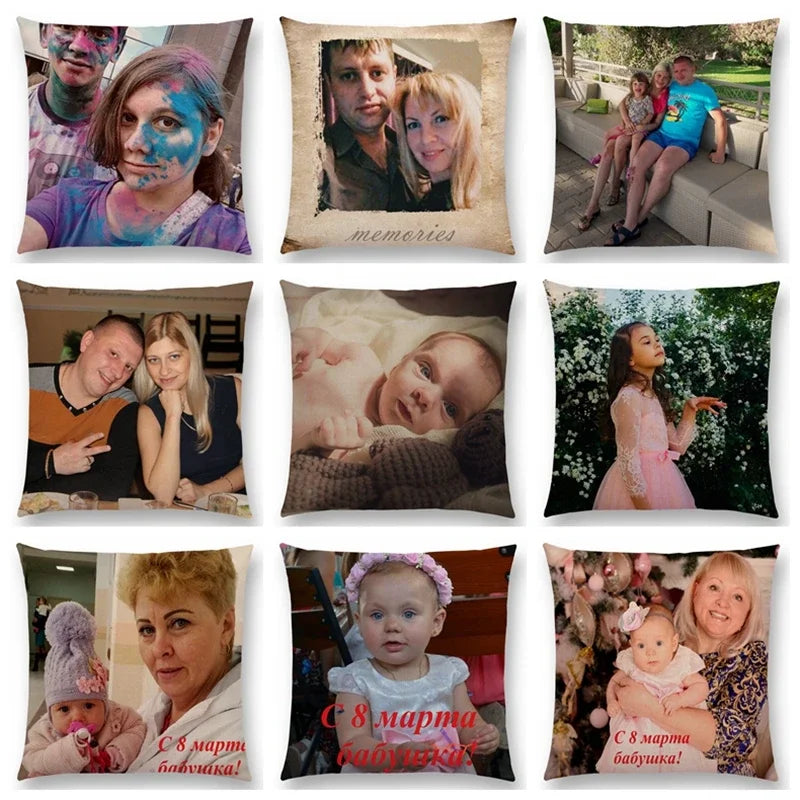 Custom Cushion Cover Linen Pillowcase