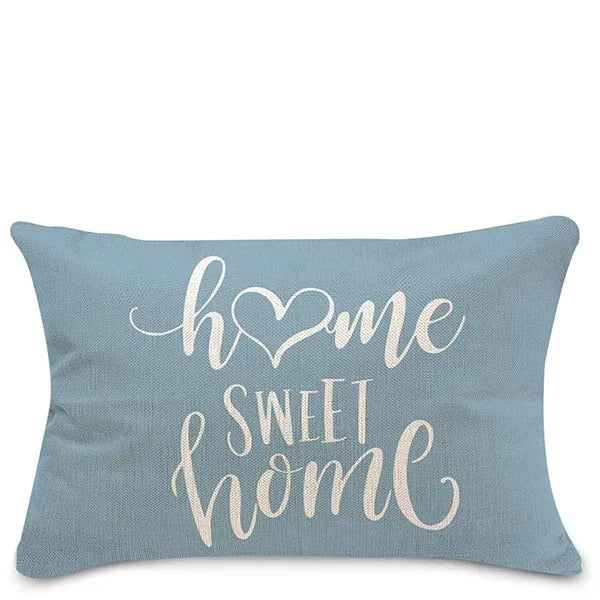 Linen Pillowcase Geometric Sofa Cushion Cover