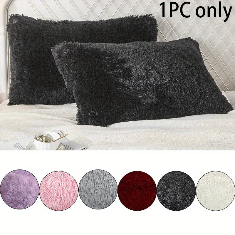 Faux Fur Velvet Pillowcases Soft