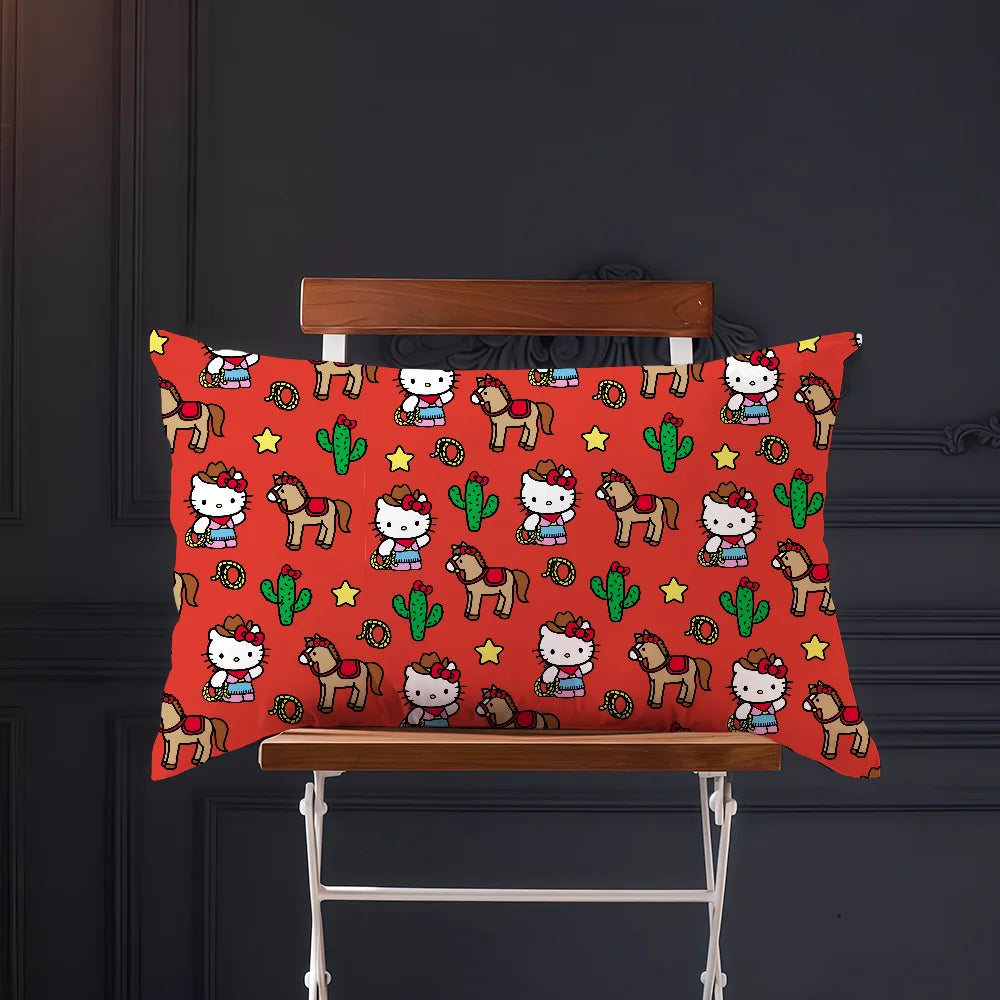 Christmas Kawaii Pillow Cover Rectangle