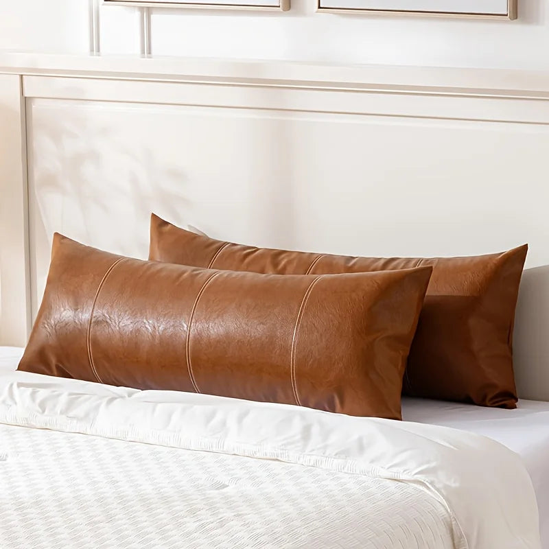 Faux Leather Pillow Covers Outdoor