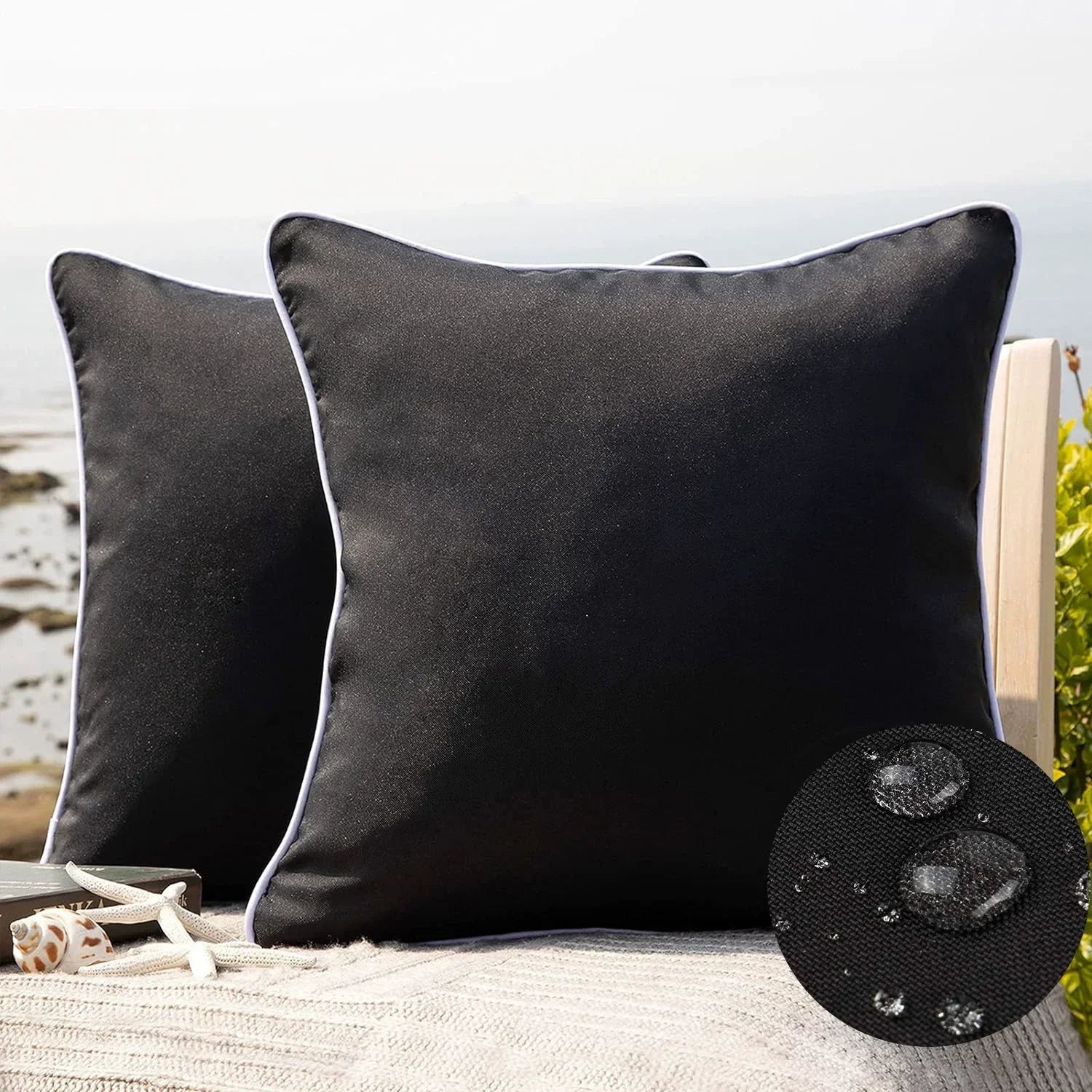 Outdoor Waterproof Pillow Covers Square