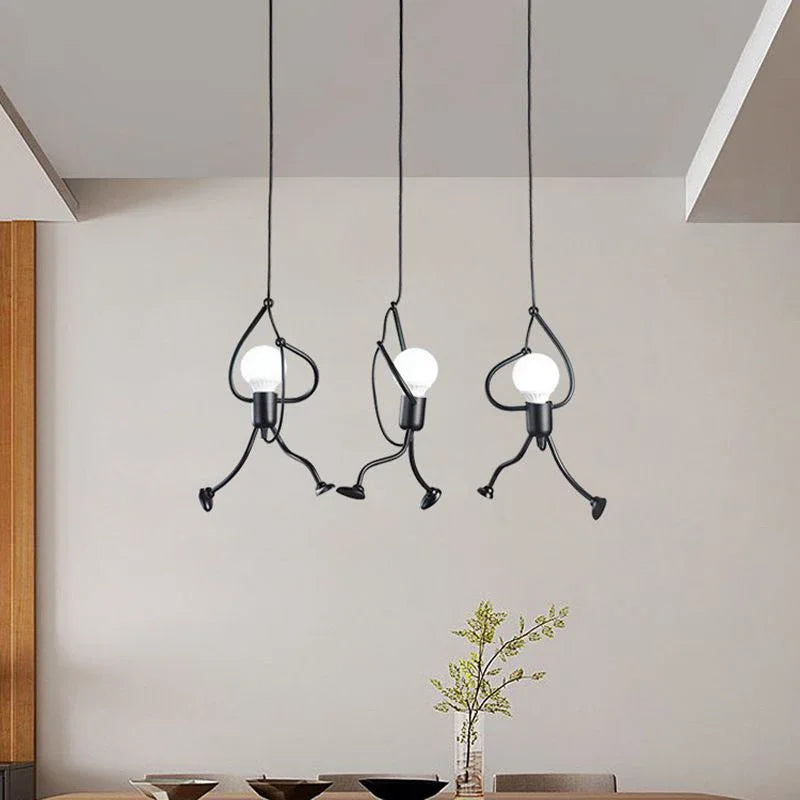 DecorBites™ Chandelier LED Ceiling Lamp Black