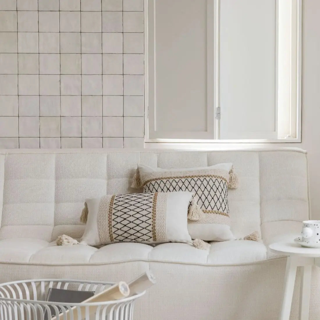 Boho Throw Pillow Cover Decorative