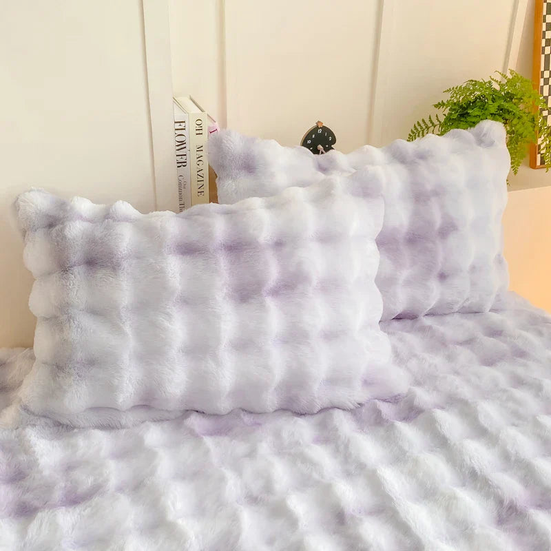 Fluffy Plush Pillowcase Winter Warm