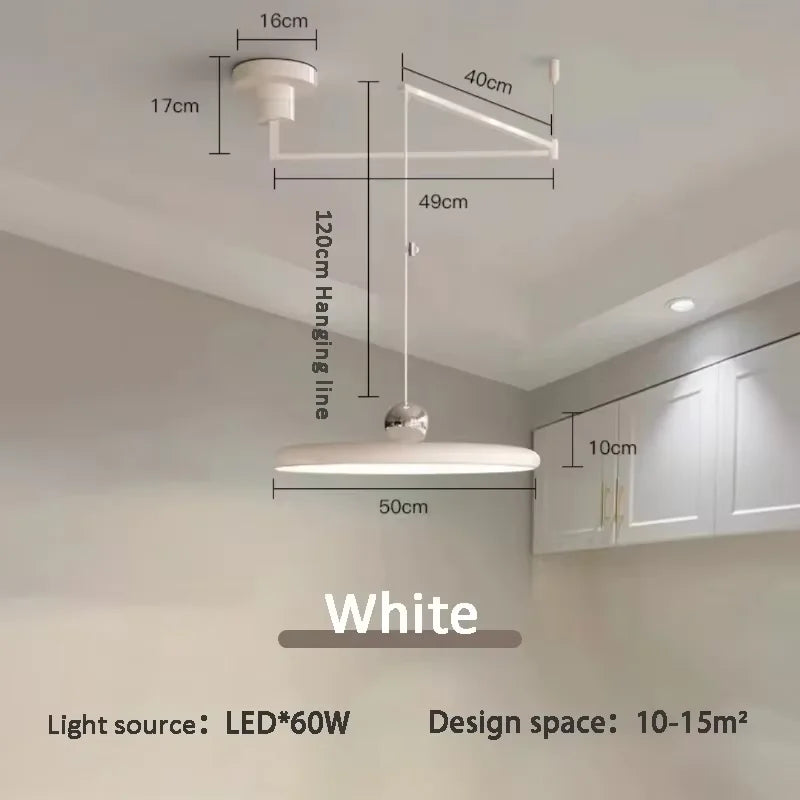 DecorBites™ Rotatable LED Pendant Light Iron