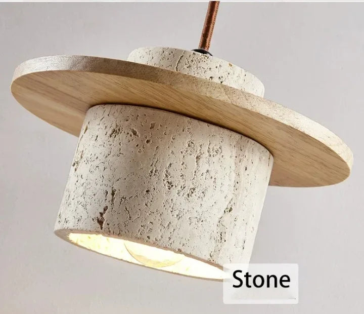 Chandelier Wood LED Bedroom Pendant