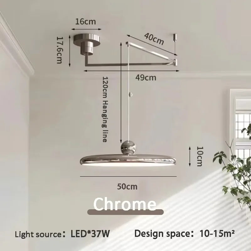 DecorBites™ Rotatable LED Pendant Light Iron