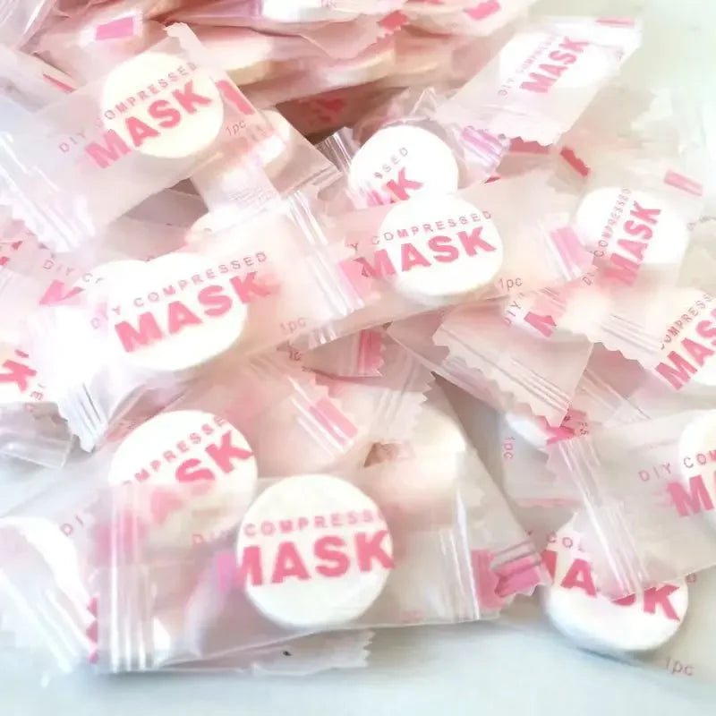 Disposable Compressed Face Mask Pack