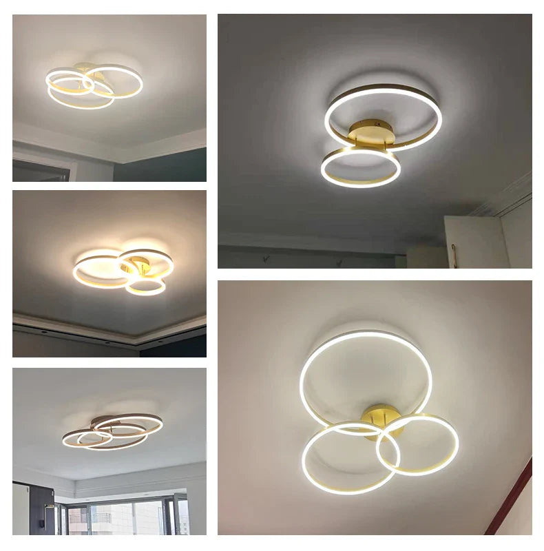DecorBites™ Chandeliers Round Ring Ceiling Lights