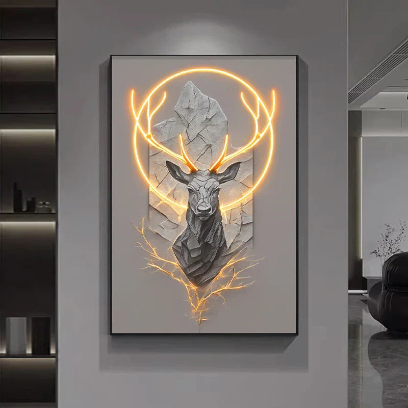 Dlight Decor Reindeer Wall Glow for Luxe Entry Spaces