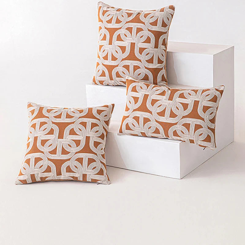 Geometric Cushion Covers Luxury Set