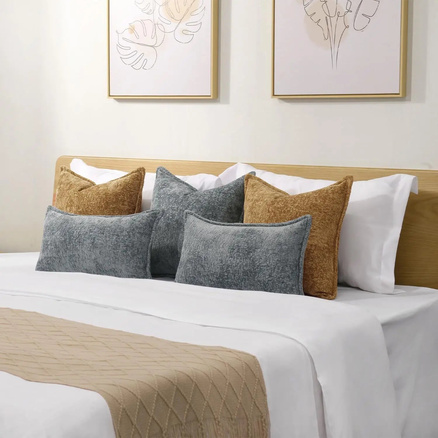 Chenille Cushion Covers Thickened Decorative