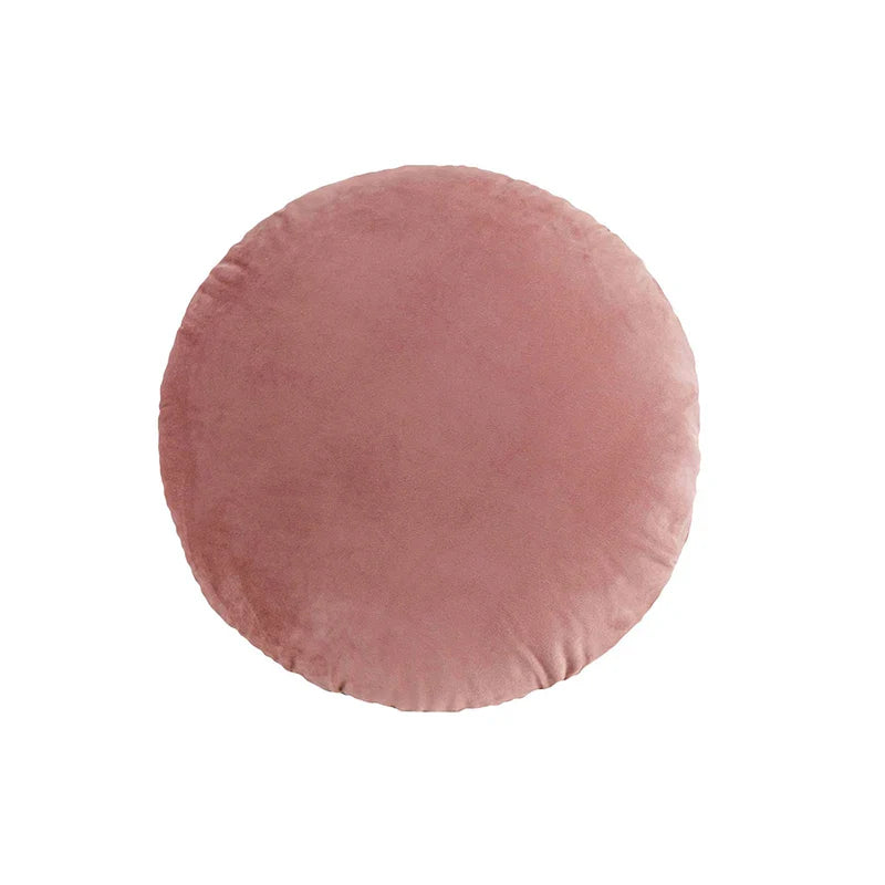 DecorBites™ Velvet Round Pillowcase 45cm