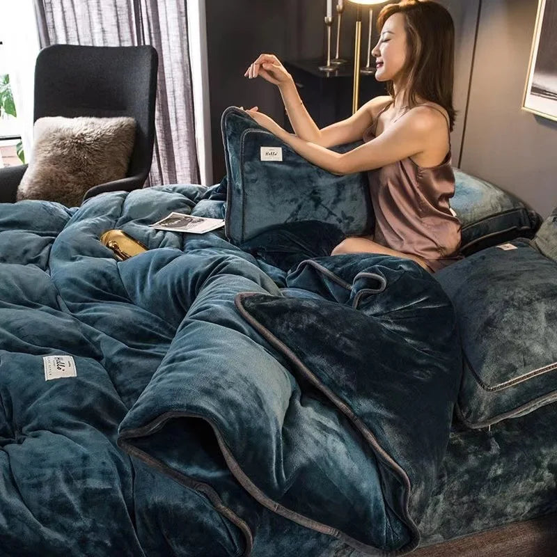 Winter Fleece Bedding Set