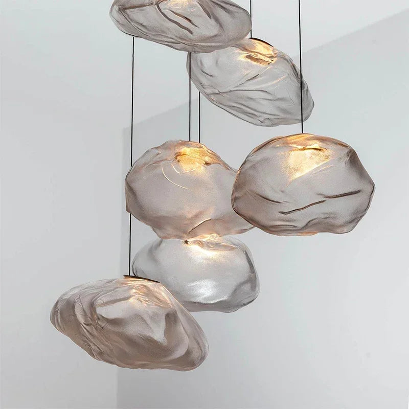 DecorBites™ Chandelier Glass LED Pendant Lamp