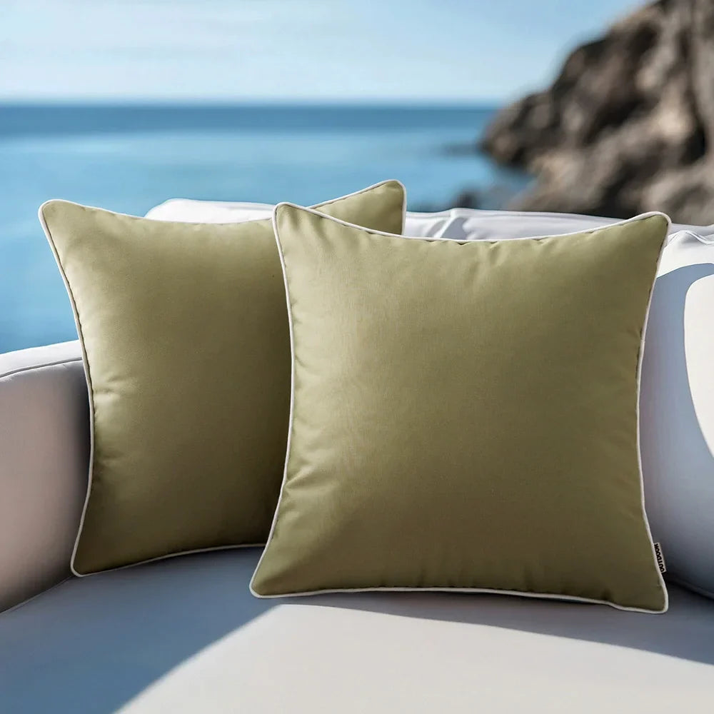 Outdoor Waterproof Pillow Covers Square