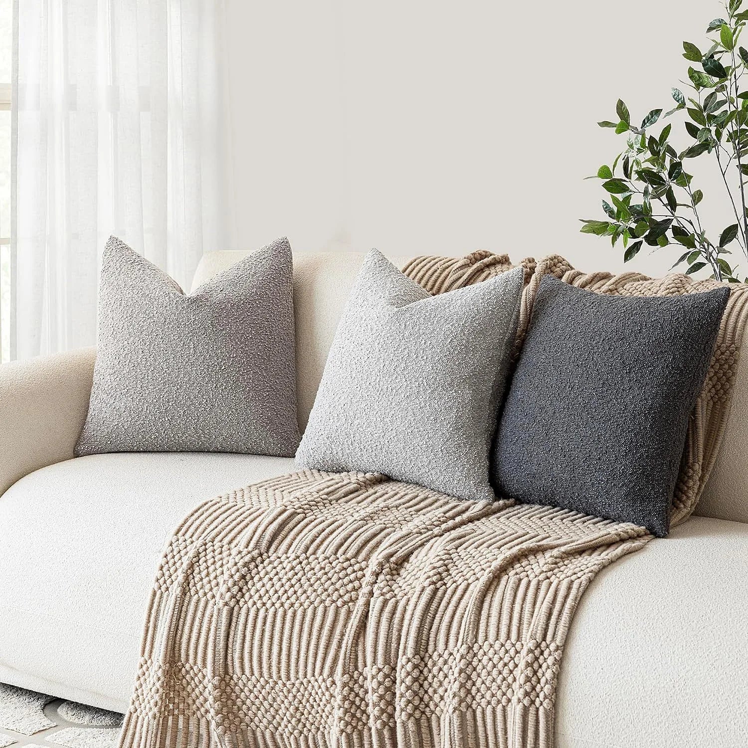 Yarn Pillowcase Thick Lamb Wool