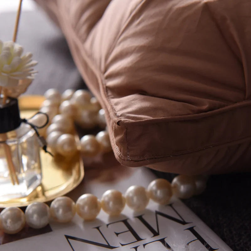 Goose Down Neck Support Pillow