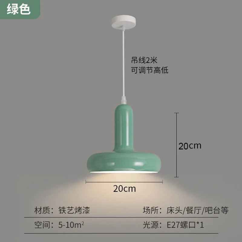 DecorBites™ Bedside Pendant Light Mushroom Style