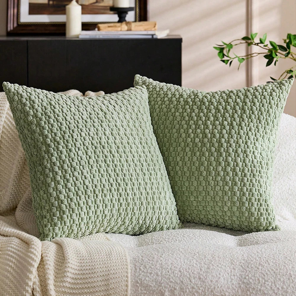 Sage Green Throw Pillow Covers Corduroy