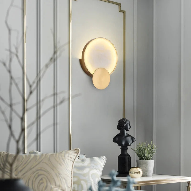 DecorBites™ Marble Wall Lamp Copper Indoor