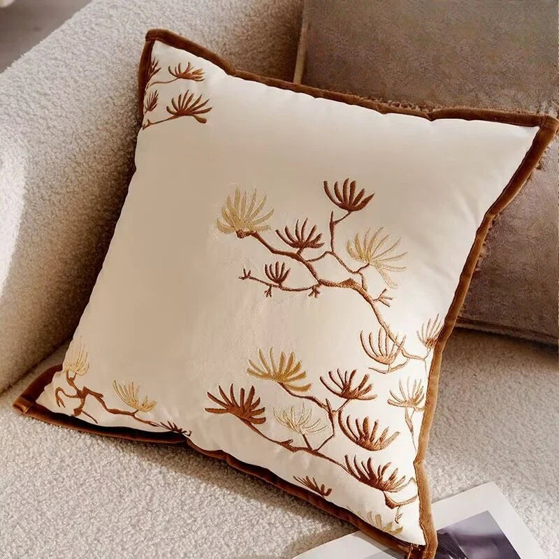Brown Throw Pillow Cover Luxury Decor
