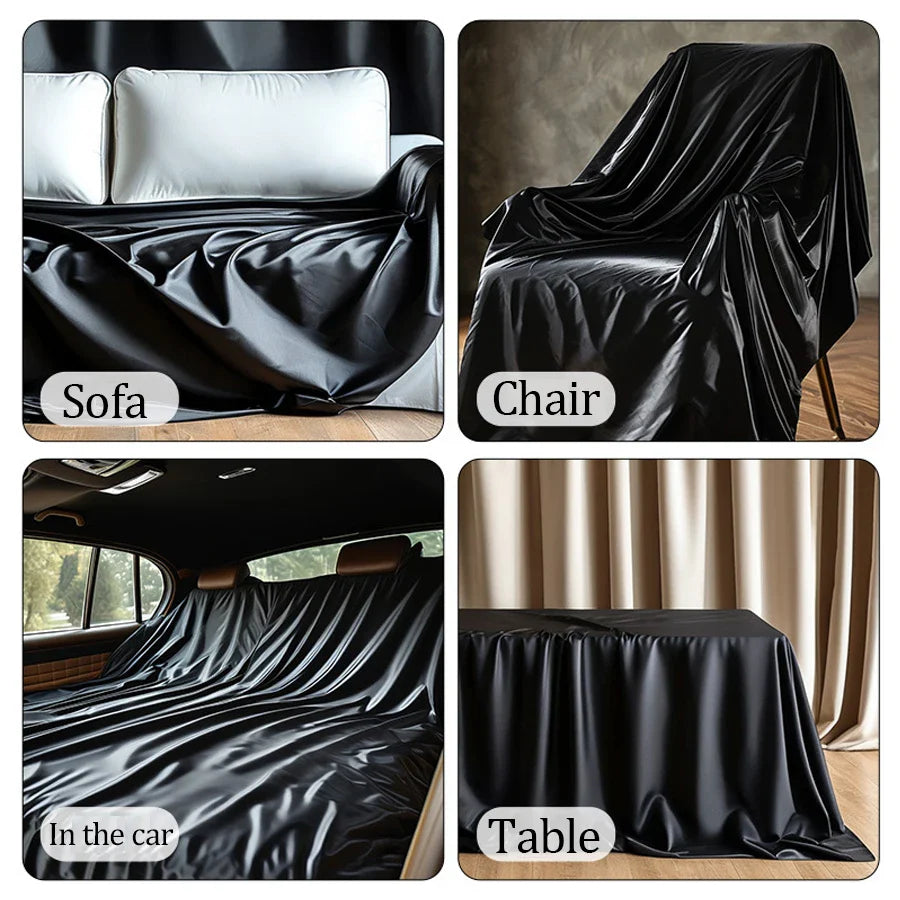 Waterproof Fitted Bed Sheet Black
