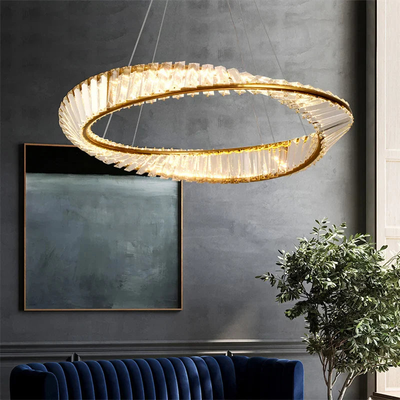 DecorBites™ LED Ring Pendant Light Chandelier
