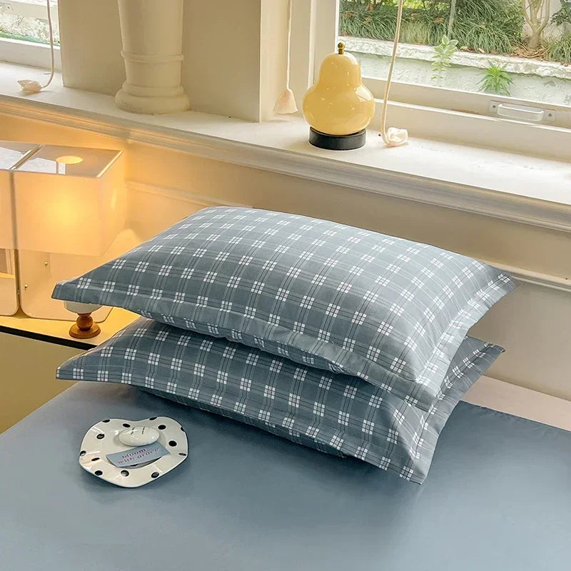 Pillowcase Set Plaid 48x74cm